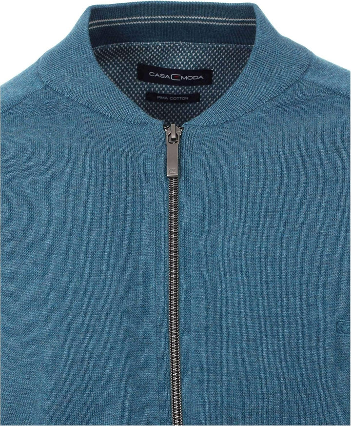CASAMODA Strickjacke Uni, S Grau