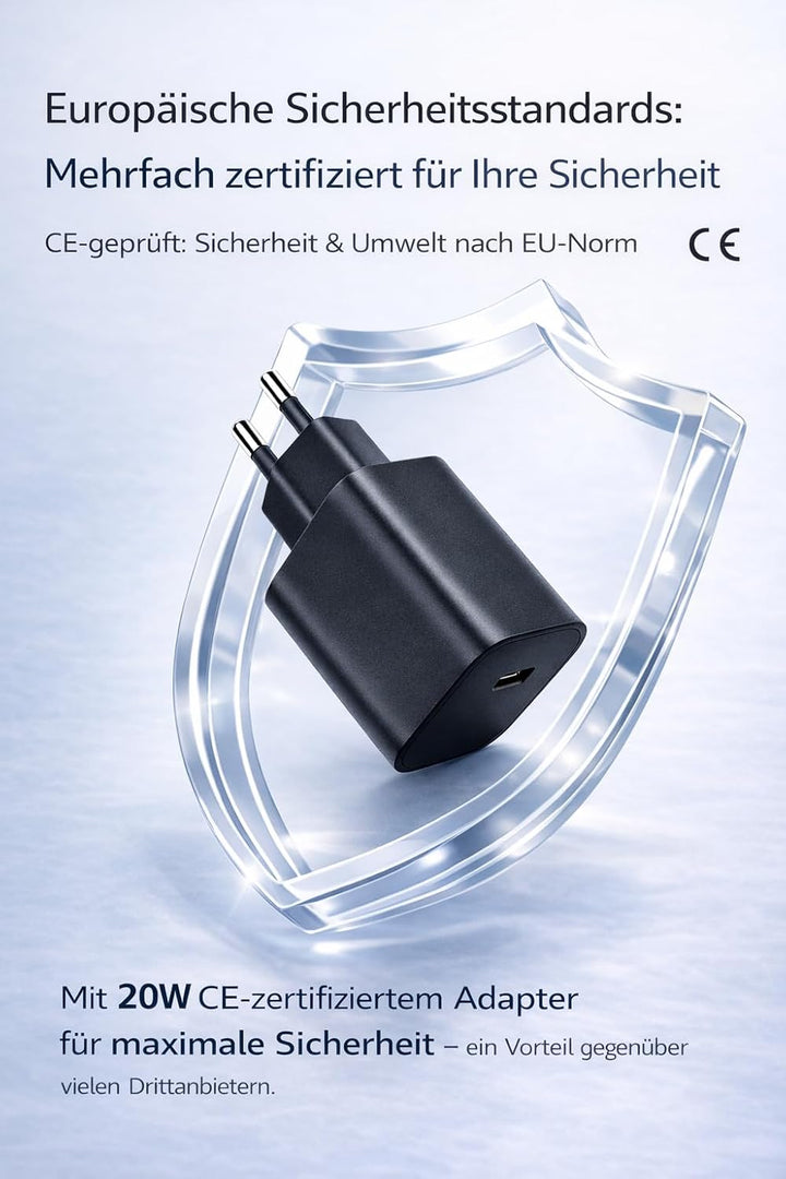 Induktive Ladestation Kompatibel mit Magsafe Ladegerät,QTlier 3 in 1 iPhone Ladestation für Air 17/1