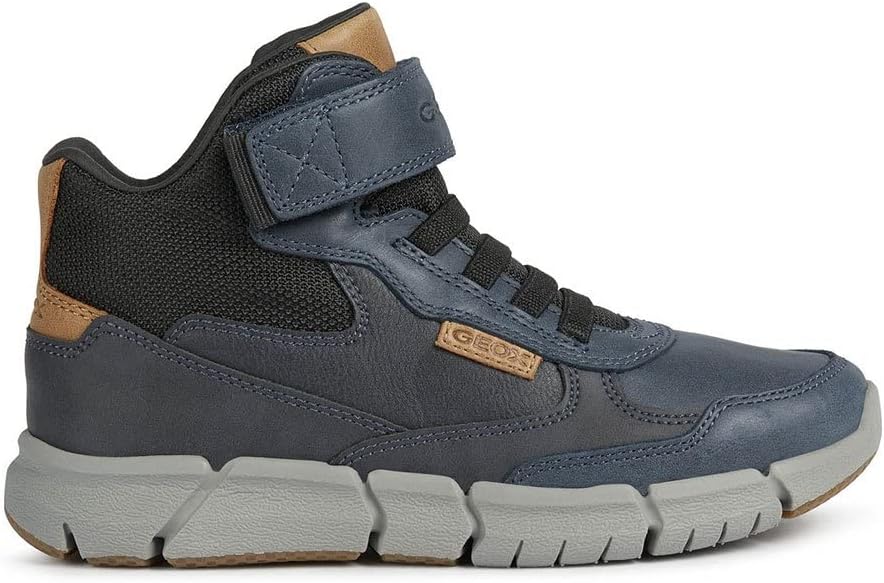 Geox Jungen J Flexyper Boy E Backpacking Boot 34 EU Navy, 34 EU Navy