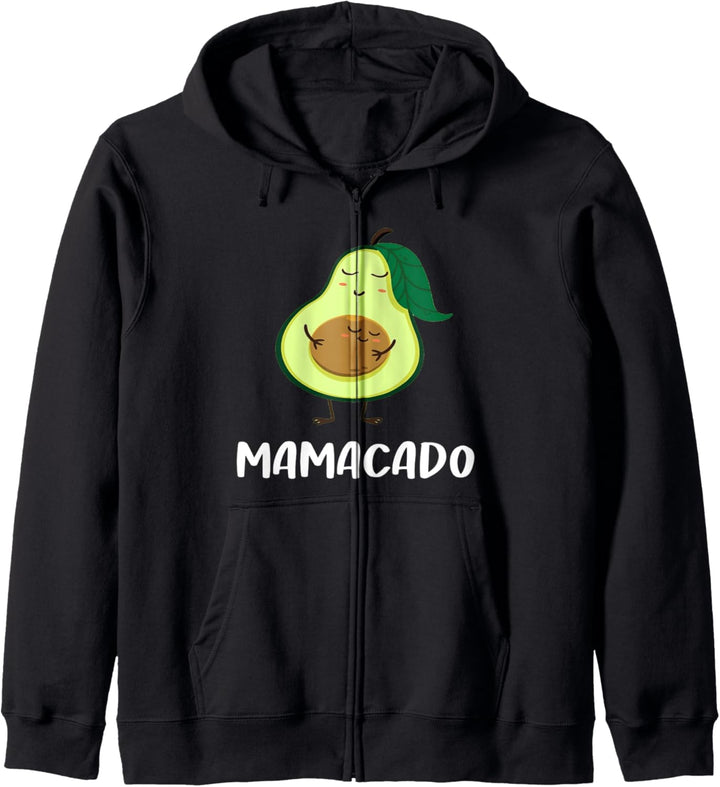 Muttertags-Avocado, Mama, Avocado, Mama, lustige Avocado, Mamakado Kapuzenjacke