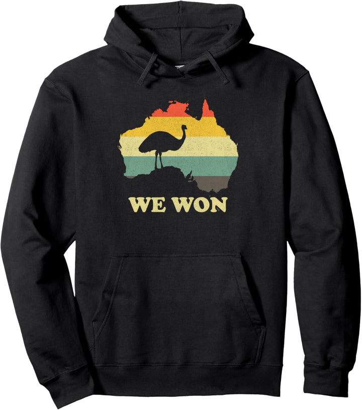 Emu-Krieg 1932: Lustige Geschichte Australiens Pullover Hoodie