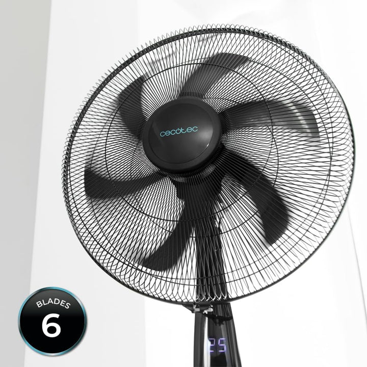 Cecotec vertikaler Lüfter Energy Silence 620 Max Flow Smart. 45 cm (18 Zoll), 6 Klingen, 70 W Leistu