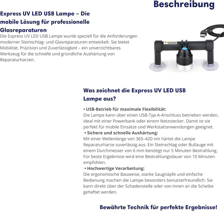 EDELMANN Steinschlagreparatur Komplettset Master 2370 Windschutzscheiben - Glas Reparatur