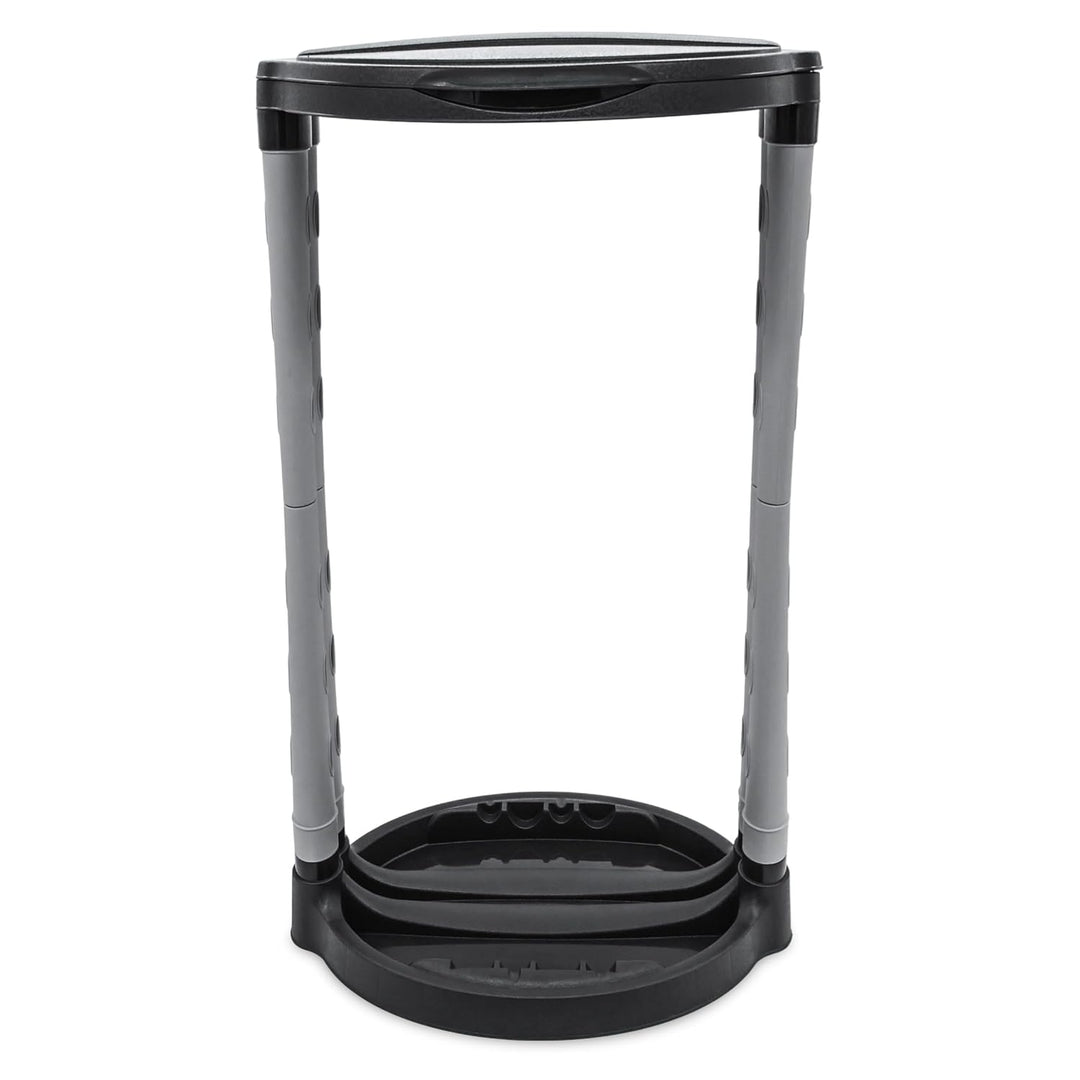 Spetebo Müllsackständer mit Deckel und Klemmring - 120 L - Ständer für gross Müllsäcke - Müllbeutel