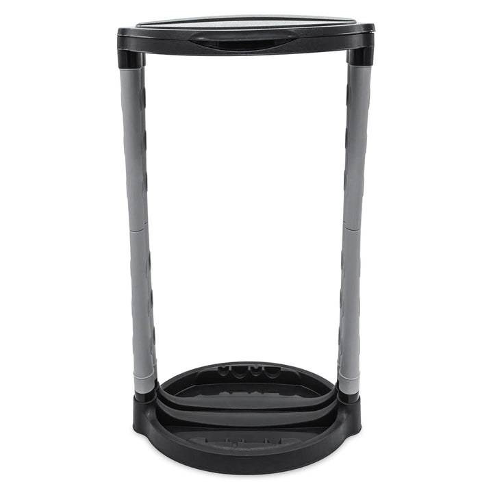 Spetebo Müllsackständer mit Deckel und Klemmring - 120 L - Ständer für gross Müllsäcke - Müllbeutel
