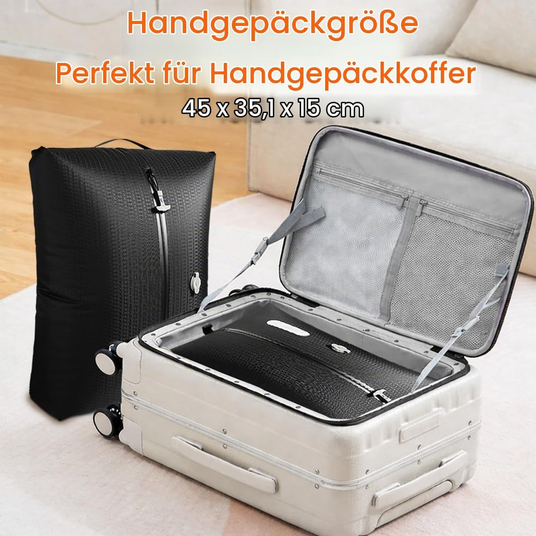 Vakuumbeutel für Kleidung Reise, Reise Vakuumbeutel mit Pumpe Kabelloser, 20 Zoll Handgepäck Vakuumb