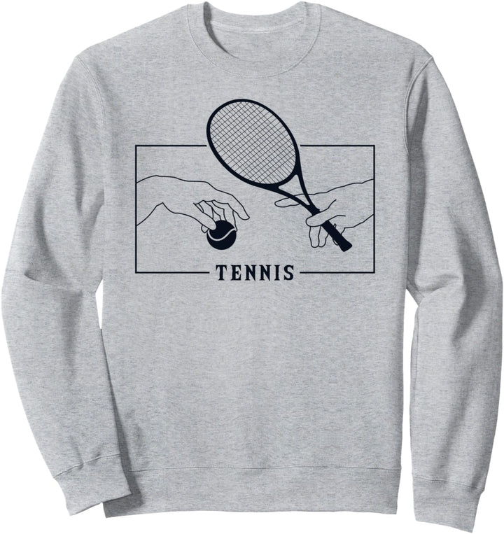 Michelangelo Creation of Adam Tennis Tennisspieler Tennis Sweatshirt