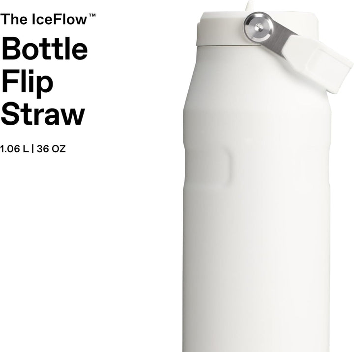 Stanley 1913 Flip Straw 2.0 Trinkflasche mit Strohhalm 1.06L - Thermobecher Kühlt 17 Stunden - 4 Tag