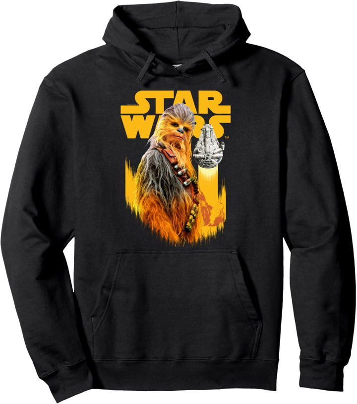 Star Wars Han Solo Movie Chewie Grungy Intro Pullover Hoodie