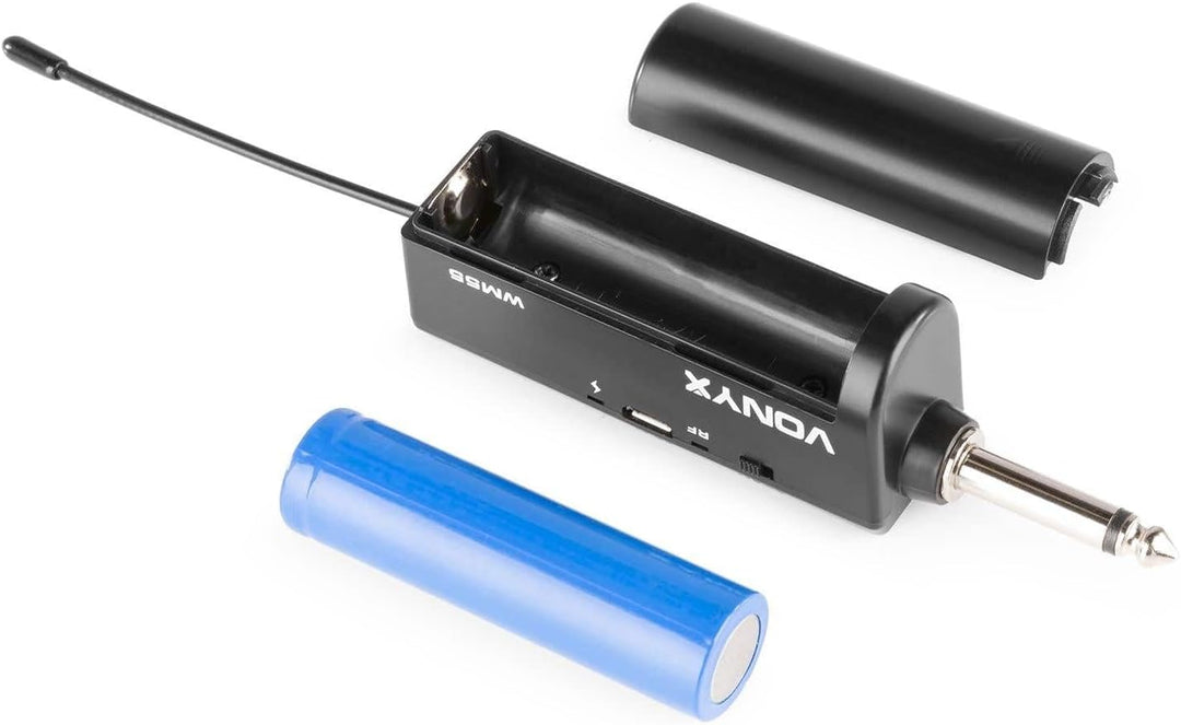 VONYX WM552 - Funk Mikrofon drahtlos, Doppel Set, Wireless UHF Microphone, kabelloses Mikrofonsystem