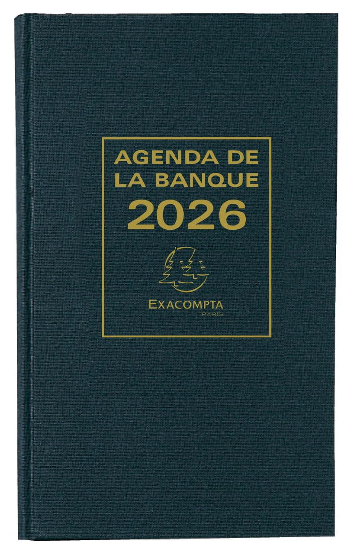 Exacompta 38681 Bankbuch Breite 28 x 17,5 cm schwarz Jahr 2019 28 x 17,5 cm schwarz schwarz 28 x 17,