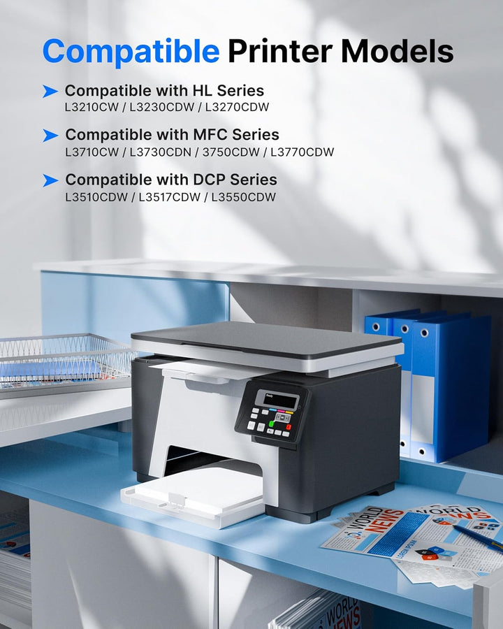 GPC IMAGE TN247 Kompatibel für Brother TN-243CMYK Toner Brother MFC L3750CDW DCP-L3550CDW Toner MFC-