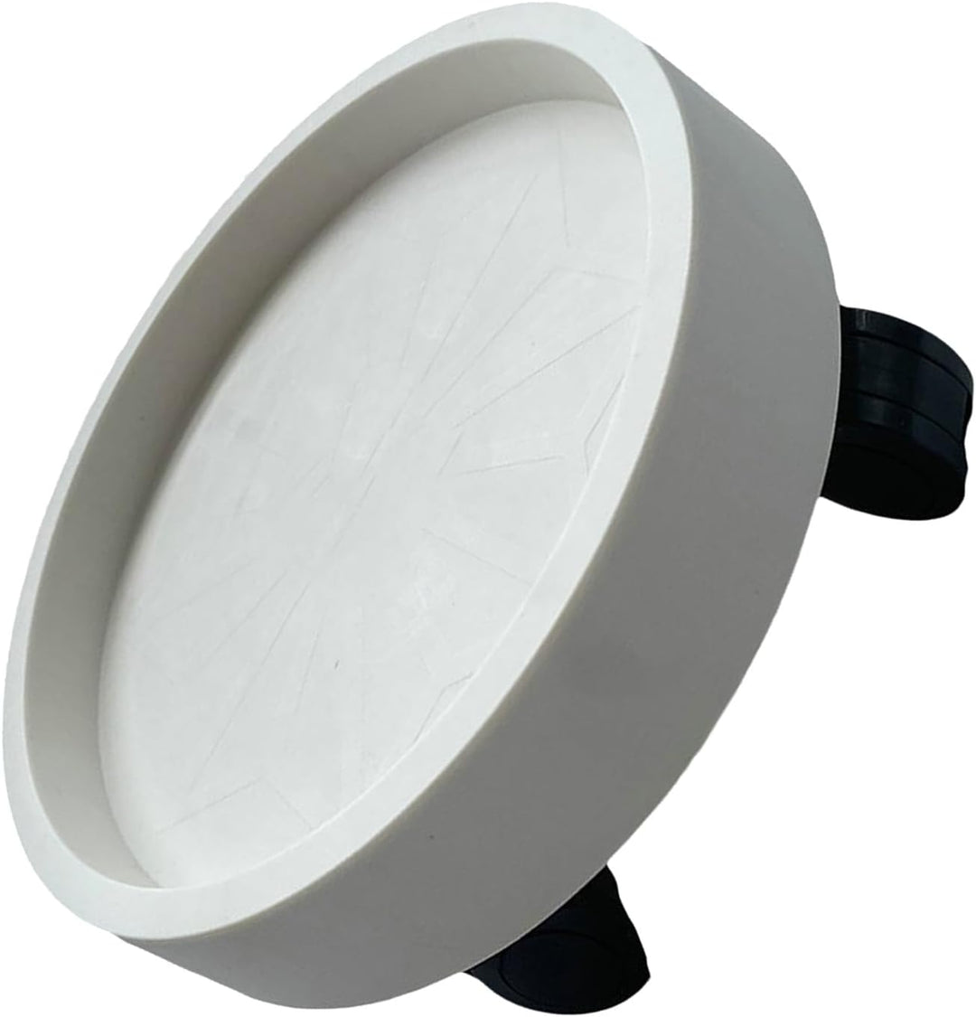 Pflanzen-Caddy, Blumentopfständer mit Drehbaren Rädern, Runder Topfpflanzenständer auf Rädern, Pflan