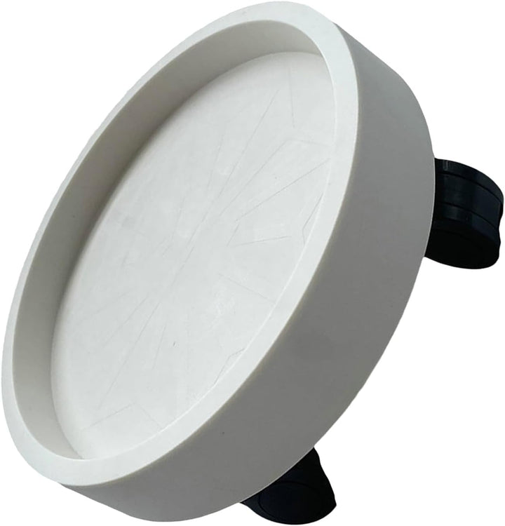 Pflanzen-Caddy, Blumentopfständer mit Drehbaren Rädern, Runder Topfpflanzenständer auf Rädern, Pflan