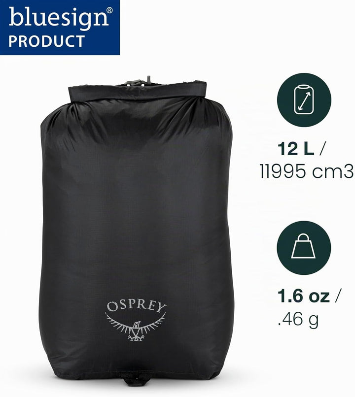 Osprey Ultralight Packsack étanche Waterfront Blue O/S - Fassungsvermögen 12L, Waterfront Blue O/S -
