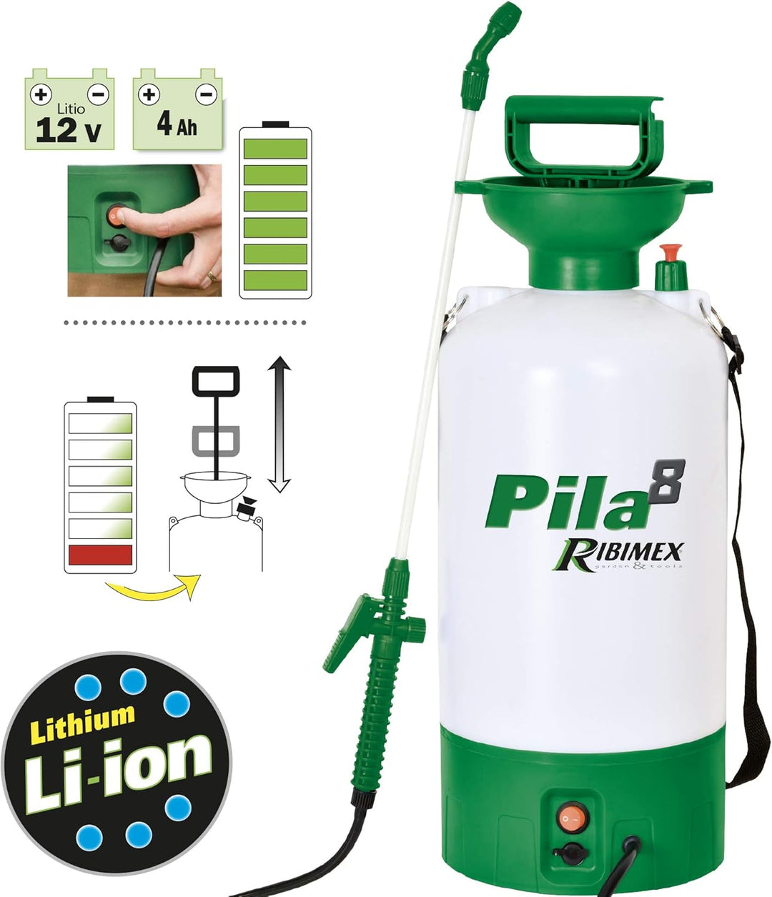 Battery Sprayer 8 L Pila 8
