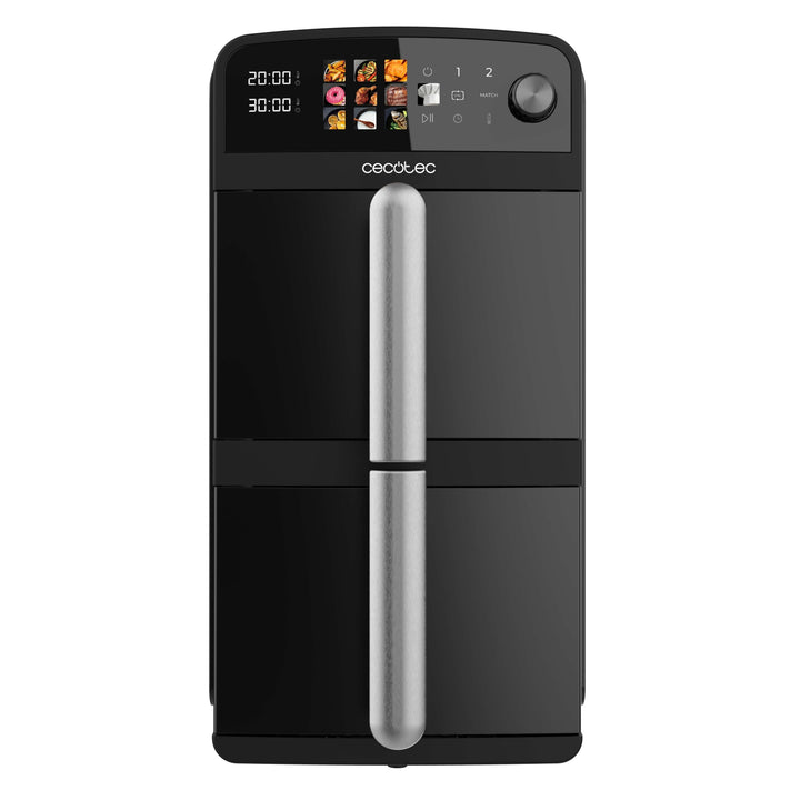 Cecotec Heissluftfritteuse Cecofry DuoLevel 10000, 2400 W, 10L | Heissluftfritteuse 2 Kammern mit 2x