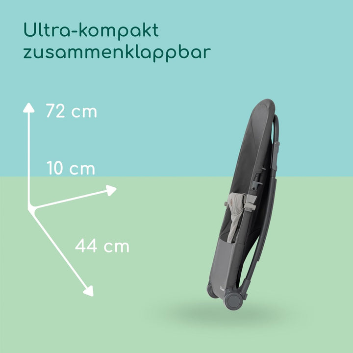 Bebeconfort Aster, Babywippe, 0–2 Jahre, Leichtgewicht (2,7 kg), ultra-kompakt zusammenklappbar, ver