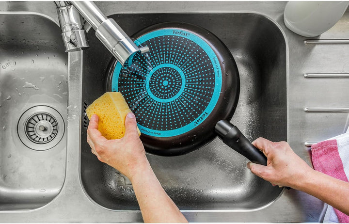 Tefal B55506 Easy Cook & Clean Bratpfanne 28 cm | Antihaftversiegelung | Thermo-Signal | stabiler Bo