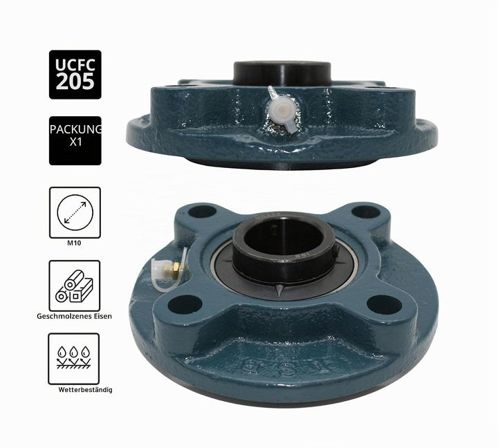 DOJA Industrial | Lager mit Unterstützung UCFC 205 Kugellager mit Unterstützung für Wellenlager (25