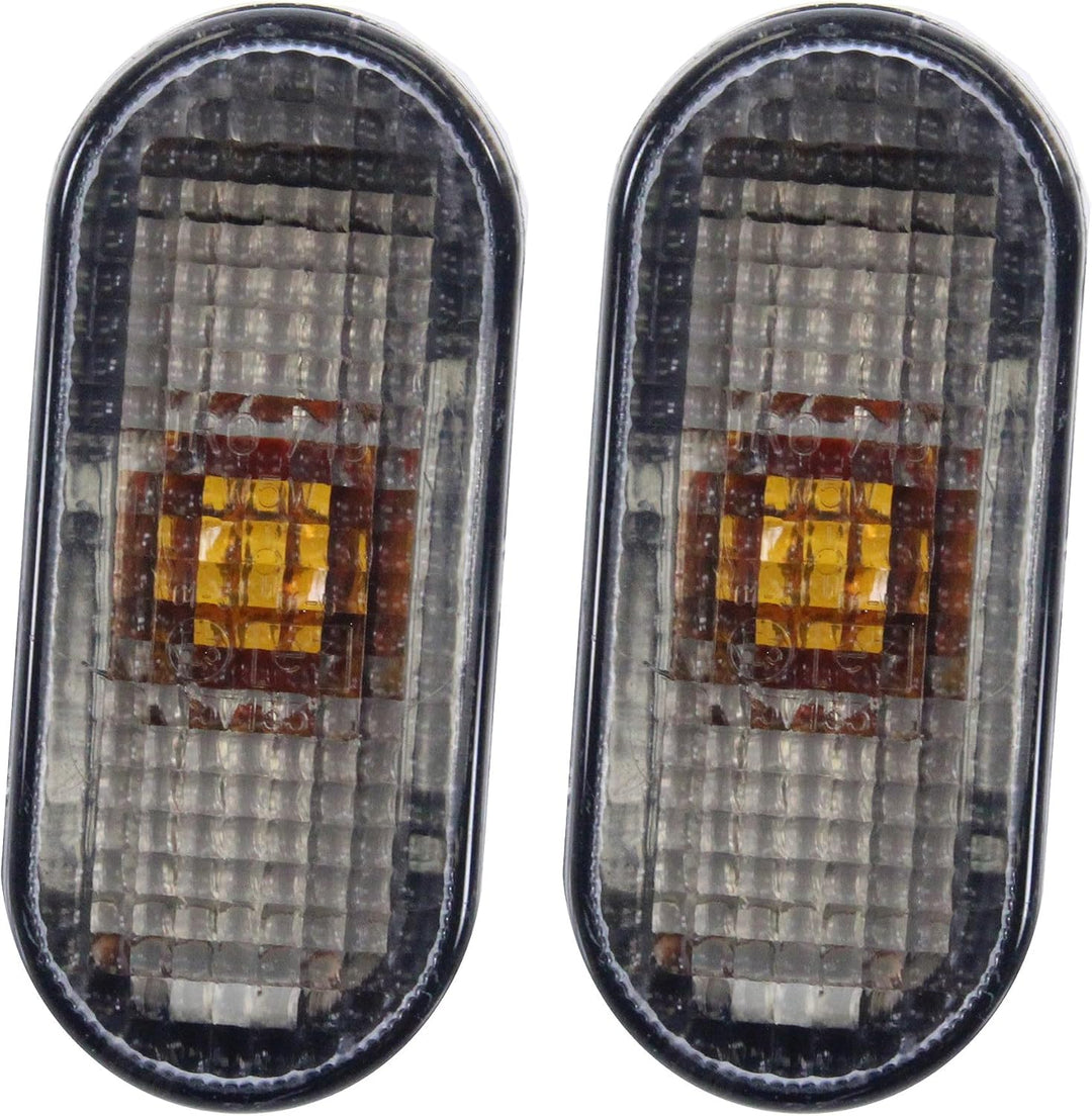 ATEC Germany 2x Blinker seitlich oval rauchgrau ohne Lampenträg ohne Lampenträger