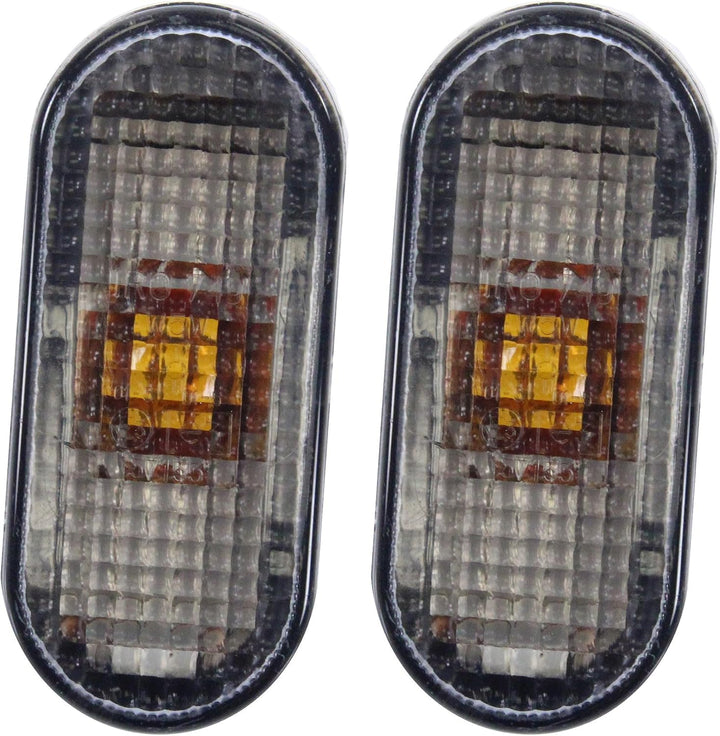 ATEC Germany 2x Blinker seitlich oval rauchgrau ohne Lampenträg ohne Lampenträger