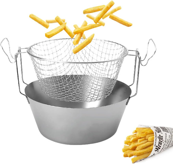 Artame art23226 Fritteuse Thermoboden Edelstahl 26 cm