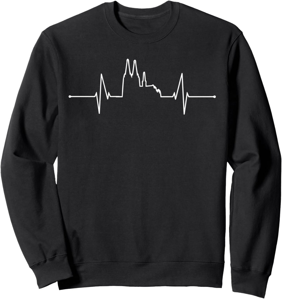 Köln Herzschlag Kölner Dom Sweatshirt