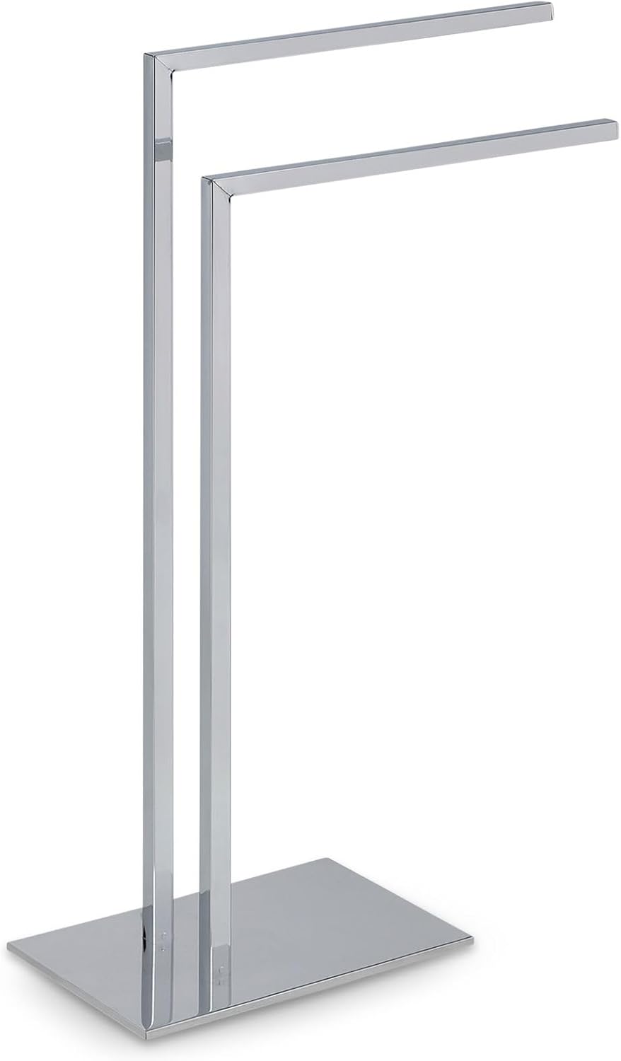 Handtuchhalter Andrew Freistehend, Chrome, aus hochwertigem Metall, mit 2 Armen & sicherem Stand. Id