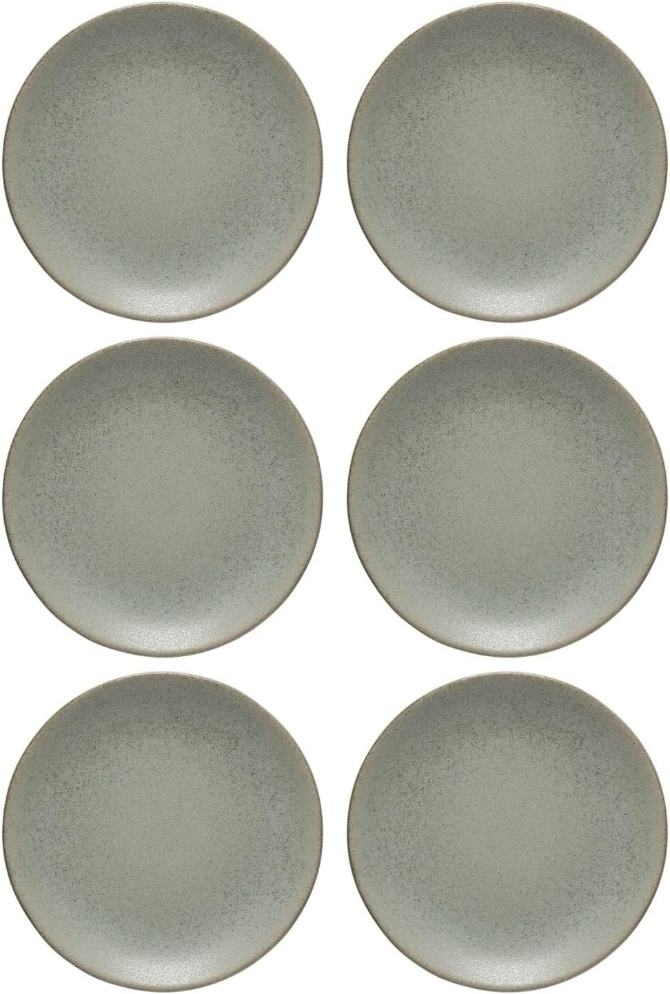 Costa Nova Frühstücksteller/Dessertteller Arenito Sage Green ø 22 cm - 6 Stück