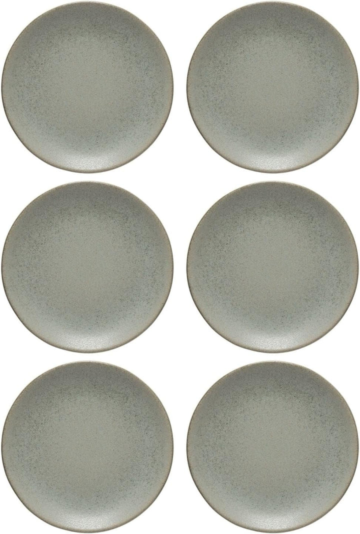 Costa Nova Frühstücksteller/Dessertteller Arenito Sage Green ø 22 cm - 6 Stück