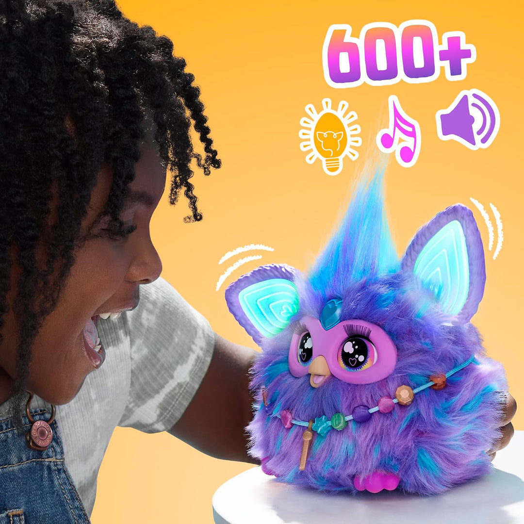 Hasbro Furby Interaktives Spielzeug, Lila Sprachaktiviert, für Jungen und Mädchen ab 6 Jahren, 15 Mo