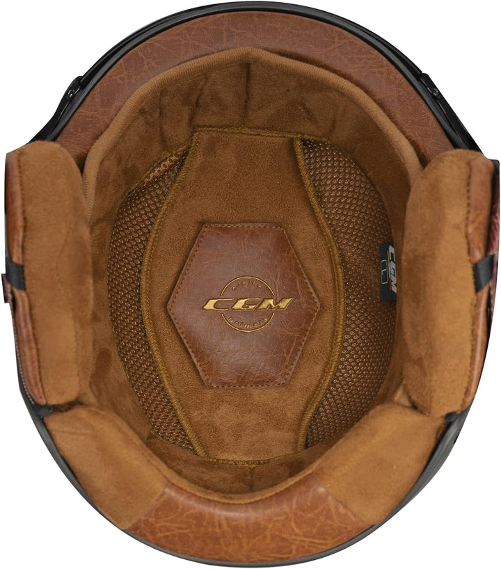 CGM Unisex – Erwachsene EBI skihelm, Perlweiss, XL (60cm)