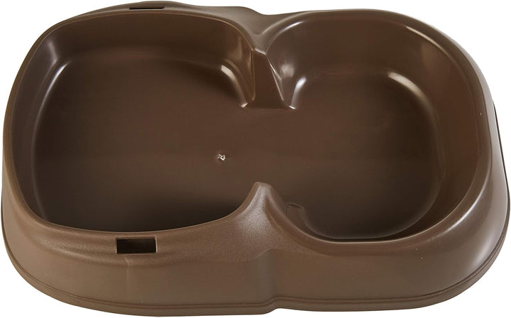 Kerbl Pet MAYA Futterspender 3,5 l coffee, bis 1500 g, coffeefarbe, klar