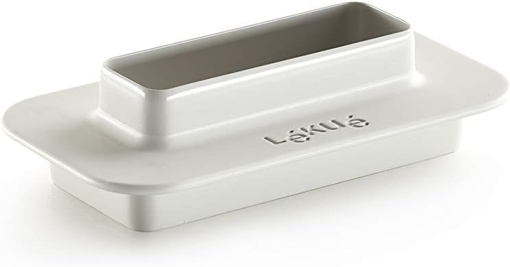 Lékué Backform für Mini-Mousse-Gebäck, Silikon, rot Rechteckig, Rechteckig