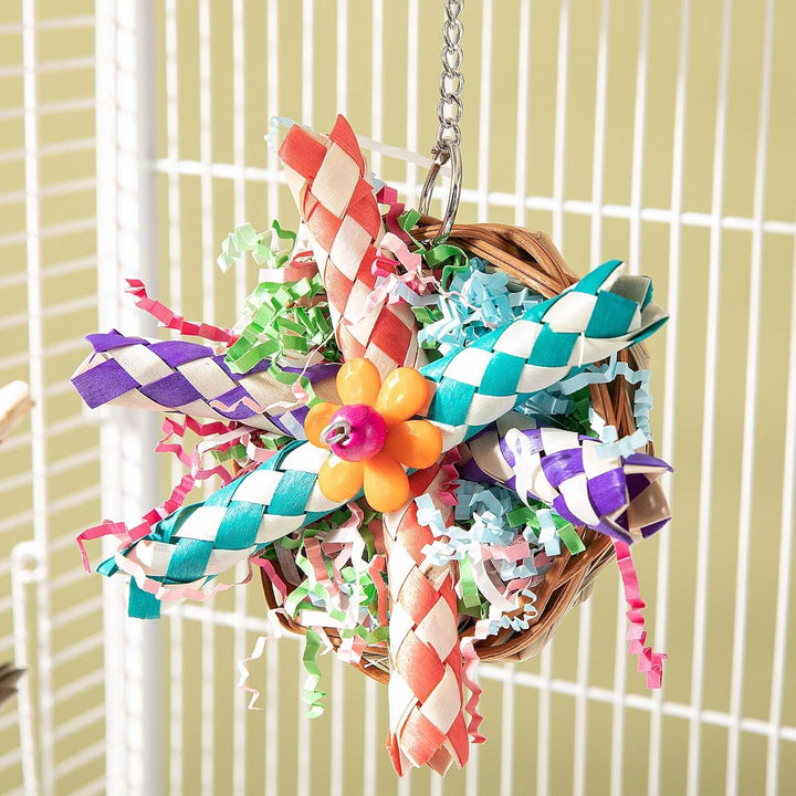 3 Stück Vogelspielzeug, Vogel-Papageien-Spielzeug, Papageienspielzeug, Wellensittich Spielzeug, Voge