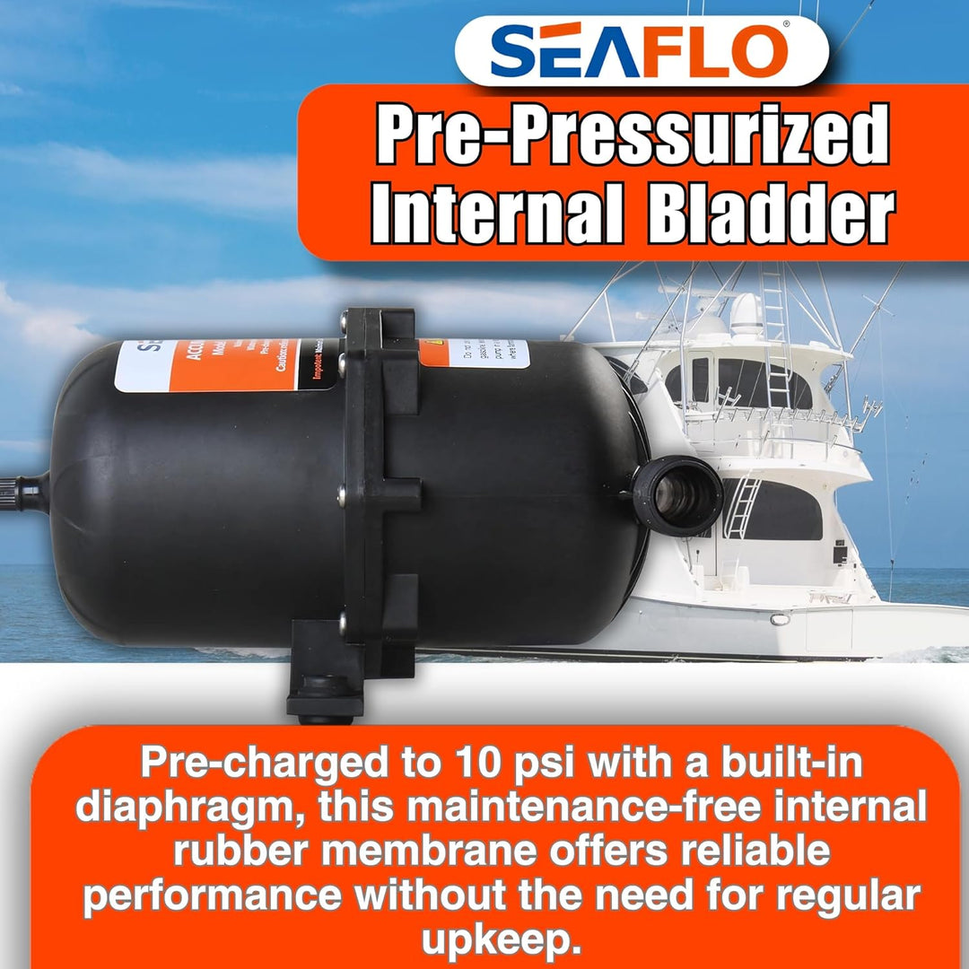 SEAFLO Wasserpumpe für Akkumulator, 125 psi, 666 g