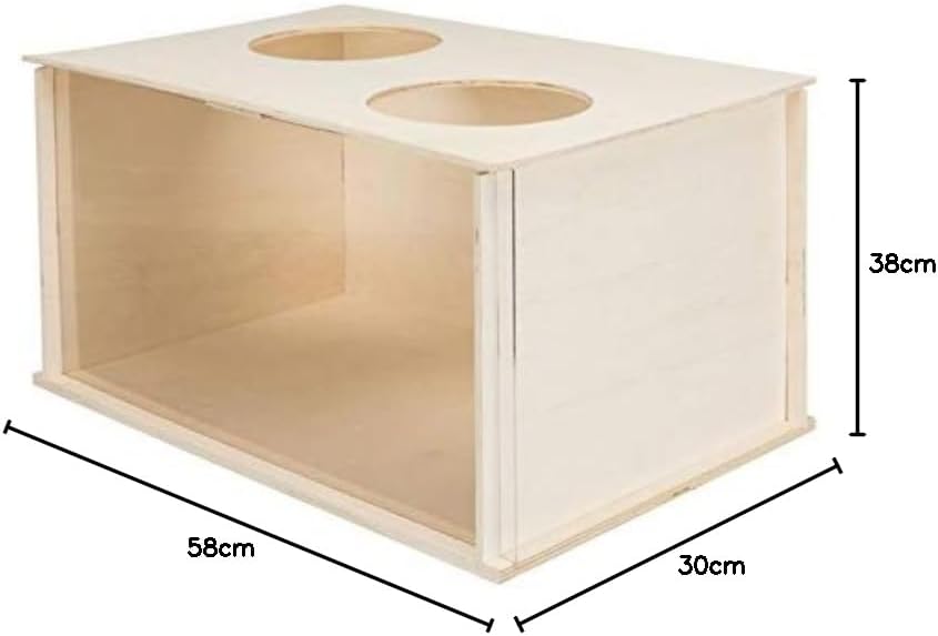 TRIXIE 63003 Buddelkiste, Kaninchen, Holz, 58 × 30 × 38 cm