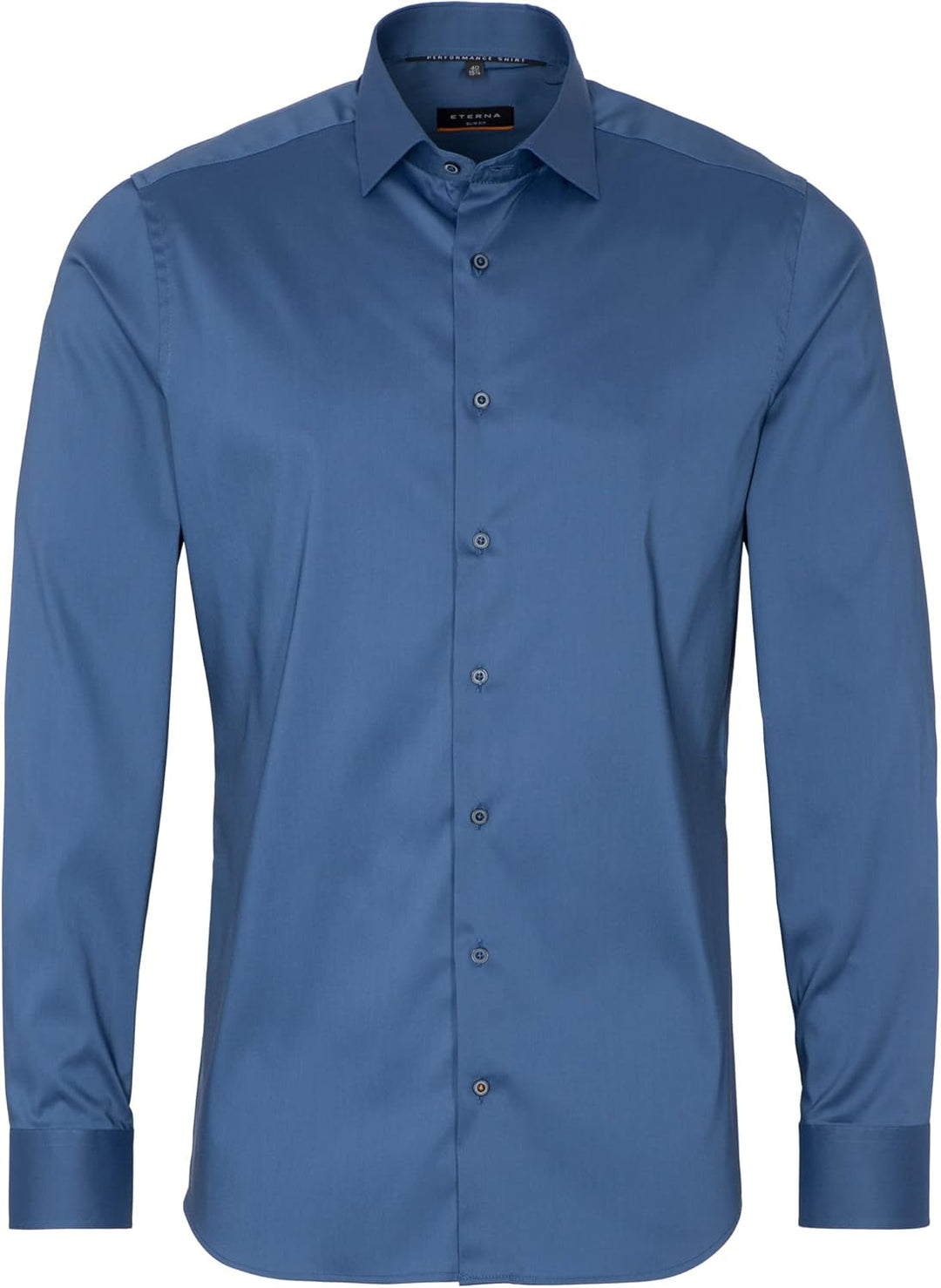 ETERNA Slim Fit Performence Hemd Langarm New Kent Stretch weiss 42, 42