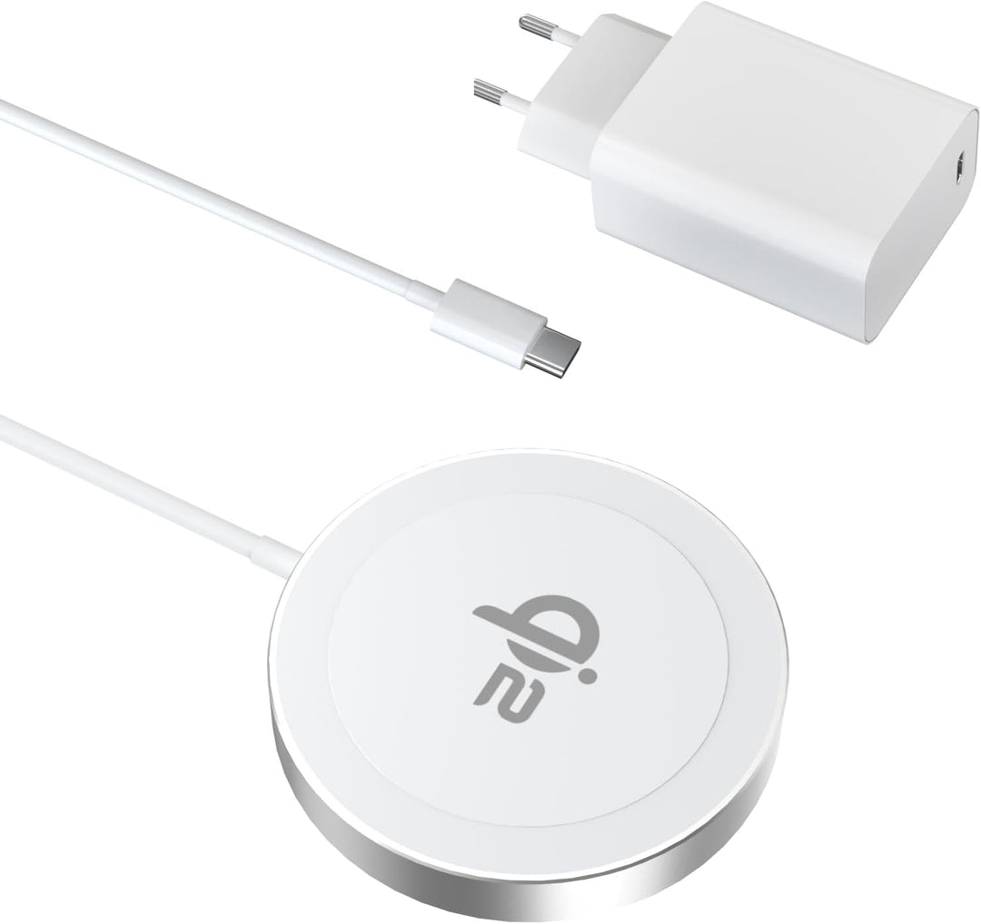 Minthouz Qi2 zertifiziertes kabelloses Ladegerät für iPhone 16/15/14/13 Serie,Magnetisches kabellose