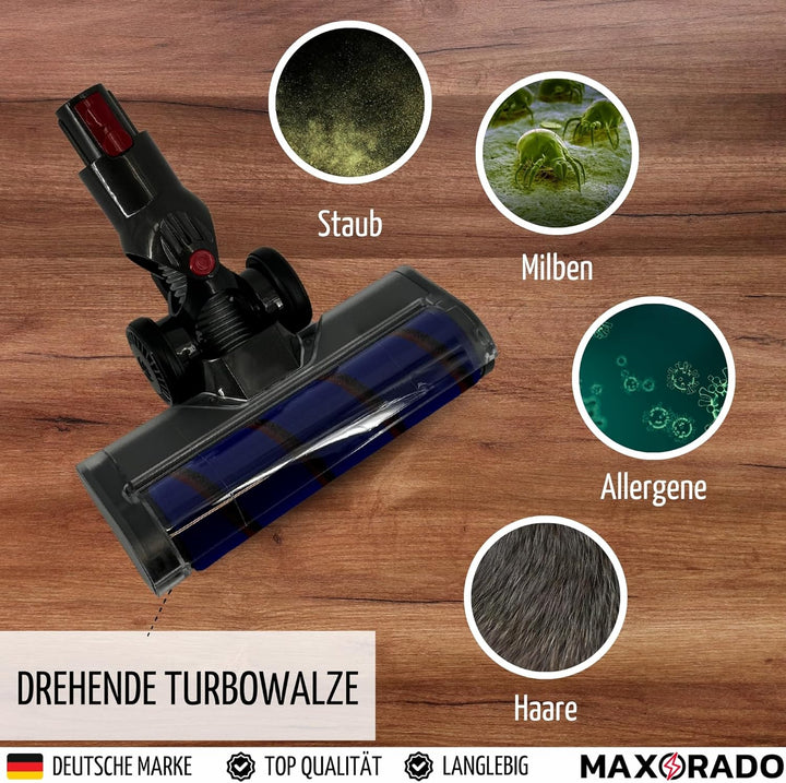 Ersatzteil für Turbodüse Dyson 966489-08 Bodendüse Turbobürste Staubsauger Zubehör V7 V8 V10 V11 V15