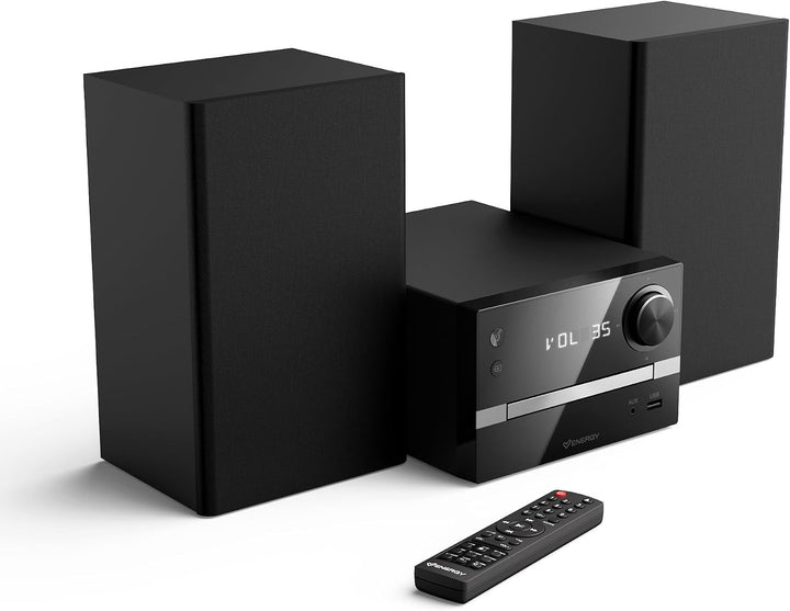 Energy Sistem Home Speaker 7 Micro Hi-Fi- Lautsprecher (30 W, CD, Bluetooth, FM Radio, USB MP3, 3,5