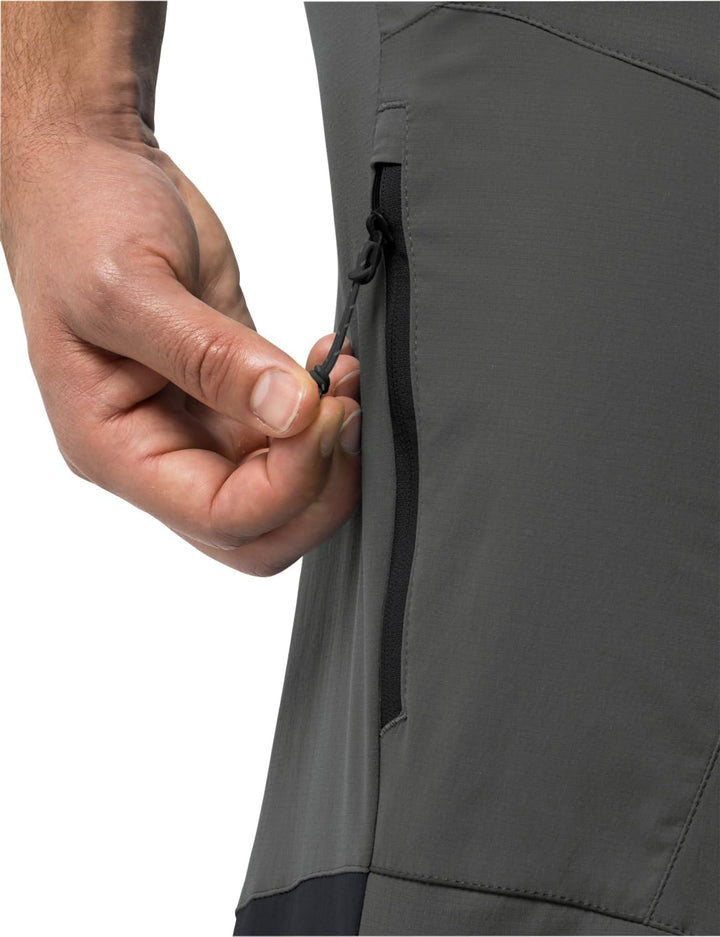 Jack Wolfskin Herren Wanderhose Glastal Pants M 48 Lang Slate, 48 Lang Slate