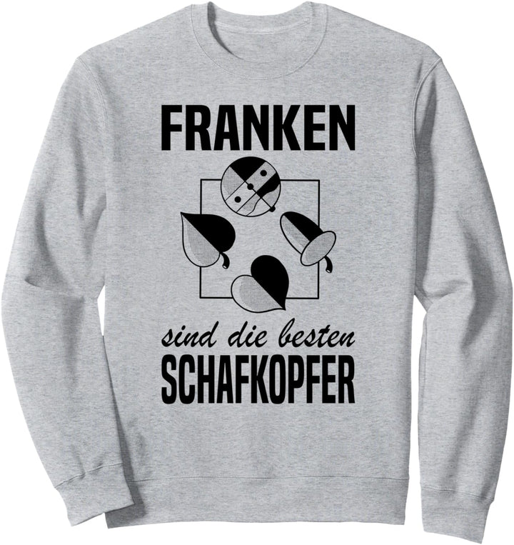 Schafkopf Karten Bayrisches Kartenspiel Franken Sweatshirt