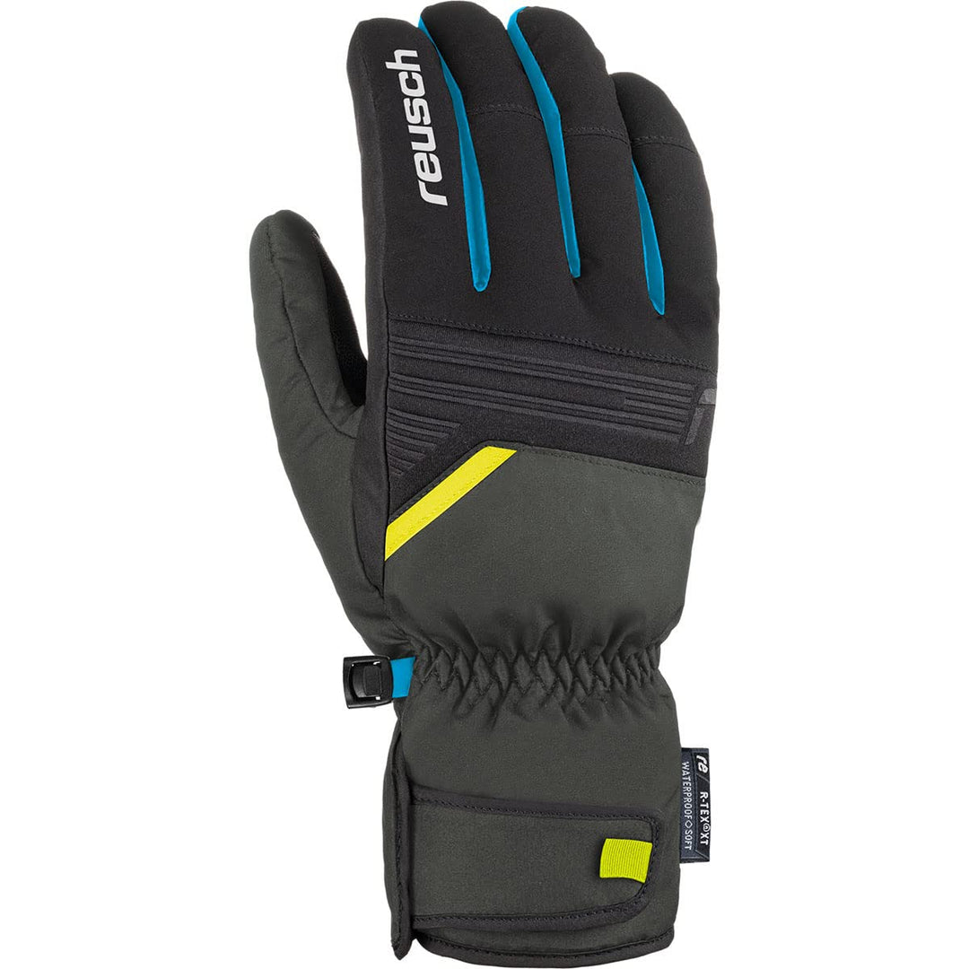 Reusch Herren Bradley R-tex Warmer grau / gelb 9, grau / gelb 9