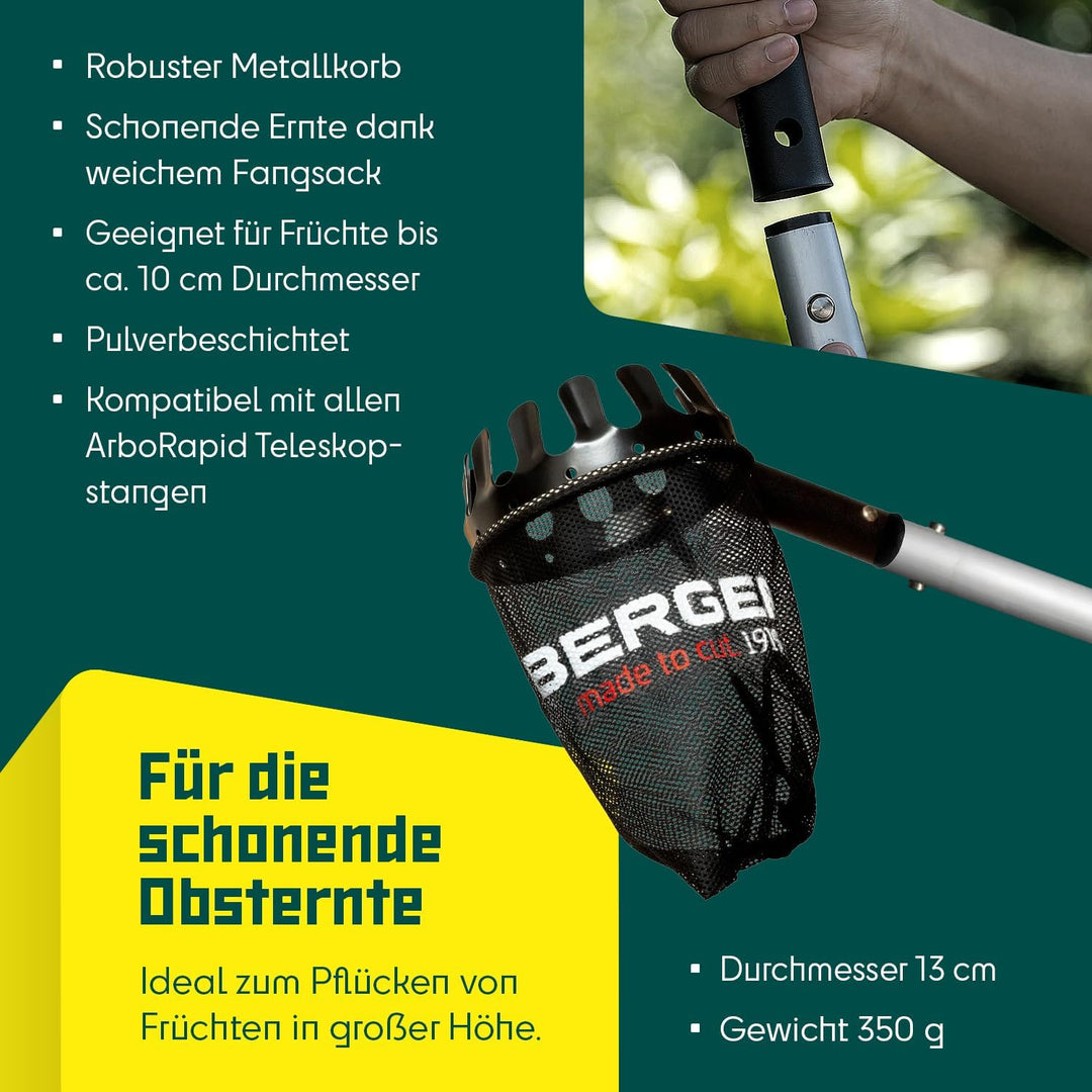 Berger 5440 Obstpflücker schwarz (Nur passend für folgende Berger 74300, 74800, 75300, 75350, 75800,