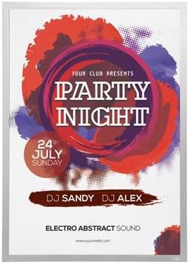 Durable Info-Rahmen Duraframe Poster 70 x 100, selbstklebender Plakatrahmen, UV-beständig, 1 Stück,