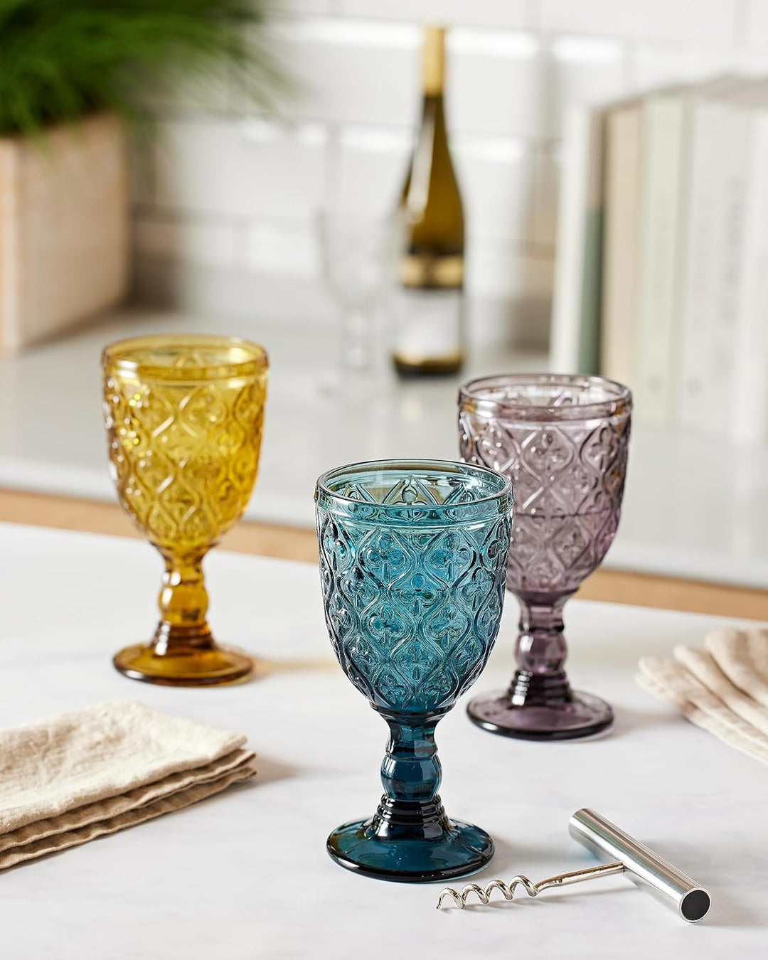 Villa d'Este Home Tivoli 5903650 Marrakesch Set mit 6 Gläsern, 280 ml, sortiert