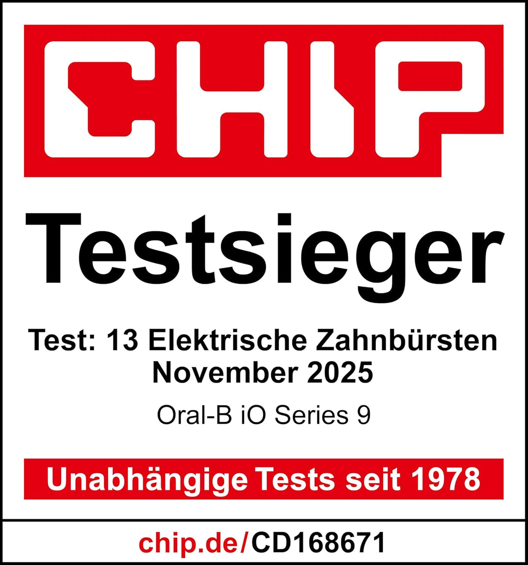 Oral-B iO Series 9 Plus Edition Elektrische Zahnbürste/Electric Toothbrush, PLUS 3 Aufsteckbürsten,