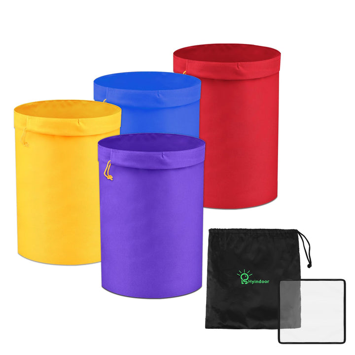 Hyindoor 20L 5 Gallon 4 Beutel Bubble Bag Kräutereis Essence Extraktion Beutel Kit mit Presssieb und